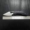 Hotsale Stitch Ram-Lok Manual складной нож 3,03 "M390MK Blade Carbon Fiber Ручки боевых лагеря Hunt Kinks Knives Nives Self Defen