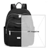 School Bags Multifunction Double Zipper Women Backpack Teenager Girls Laptop Rucksack Student Shoulder Bag 2023 Korean Style Book