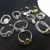 10PCs Mix assorted women's Ginger 18mm Snap Button Chunk charms plated Vintage cuff Bracelets Bangles214E