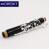 MORESKY Clarinet Wood ebony clarinet Tube 18 Keys bB Clarinet Grenadilla Solid wood bb clarinet LUNA