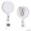 Party Favor 3 Colors Retractable Ski Pass Id Card Badge Holder Key Chain Reels With Metal Clip Gift Jn08 Drop Delivery Home Garden F Dhdek