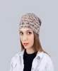 Berretto da copertura Skullies femminile per donna in cotone con stampa floreale Cappelli comodi e larghi per l'autunno inverno all'aperto6253450