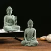Buddha Statue Ornament Buddhism Figurines Sandstone Artwork Oriental Culture Garniture Cultural Home Decorative Object 231225