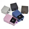 Jewelry Pouches 5X5X3cm Portable Pull-Out Ring Storage Box Display For Necklace Earrring Proposal Wedding Accessories