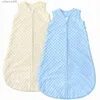 Sovsäckar baby sömn säck vinter varm tjock sovsäck med 2-vägs blixtlås mjuk plysch bomull bärbar filt för småbarn231225