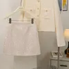 Jupes Treutoyeu Fashion Versatile Sequin Wainen Wrap Black Mini For Women 2023 High Taist Patchwork A Line Jirt Kiren Style