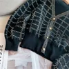Élégant demi-col roulé pulls à carreaux Topsslim taille haute jupes en tricot 2 pièces ensembles femmes Streetwear pull survêtement 231225