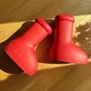 Designer de botas Big Red Men Rain Eva Eva, tênis de alta qualidade de alta qualidade Botines de moda de rua infantil tamanho 47