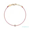 Whole-Red Thread Redline Bracelets For Women String 316L Stainless Steel Women Bracelet Plum Flower Red Rope Bracelet2770