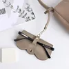 Storage Bags PU Sunglasses Bag Portable Eyeglass Case Protection Cover Cute Clip Simple Pendant