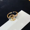 Women Luxurys Designer Rings Gold Silver Rings Engagements for Womens Love Ring Designers Jóias Mens letras l TODO INTEIRO 22238D