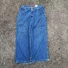 Damesjeans JNCO Luipaard Y2k Dames Denim Broek Vrouwelijke Oversize Wijde Pijpen Broek Streetwear Hip Hop Vintage Vriendje Voor