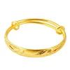 Китайский стиль Ladies Vintage Exquisite Pattern Fashion Fashion Goldabled Braswlet Braclet Brangle266f