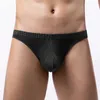 Underpants Sexy Men Lace Jacquard Mesh Low Rise Briefs Underwear Shorts Trunks Panties Breathable Solid Men's