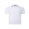 Camiseta de grife de camiseta masculina camisa pólo verão novo respirável luxo colarinho de pólo de luxo para esportes esportivos de corrida externa camisa de mangas curtas de mangas curtas