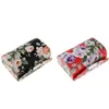 Sacs cosmétiques conception de fleurs rétro mini portable porte-lèvres portable boîtier miroir miroir des femmes cadeaux
