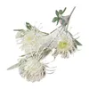 Fleurs décoratives Fleur artificielle Table maître maître de table légère de branche simple 3-parti pour la patron