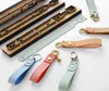 Porte-clés créatif en bois poinçonnage artisanat pendentif modèle bricolage outil en cuir moule de coupe porte-clés pochoir artisanat outils 22043363397
