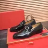 40Style Luxurious Men's Double Monk Strap loafers äkta läderbrun svart herr casual designer klänningskor glid på bröllop män sko storlek 38-45 MREW00002