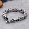 5 mm 6 mm 8 mm en acier inoxydable Bijoux de bijoux Chaîne Empereur Brizantin Bracelet Square Style Unisexe Mens 8 26 pouces Lien 259g