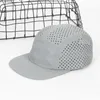 Visare andningsbara 5 panel baseball kepsar män kvinnor snabb torr snapback hombre hattar nylon czapki sombreros street dans hatt