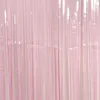 Decorazione per feste 1m 2m Macaron Solido Terlina Fringa Fringdrop Dic Blue Pink White Rain Tende Background Background Birthday Bouth Birthday