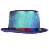 Berets Top Hat Magic Pire Pie Pie Cower Spations Performance Carnival Fang Dress Accessy Accessour