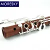 MORESKY Oehler System Clarinet G Tune Redwood Mopane Clarinet Silver Plated Keys M213