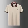 2024 Mode Mannen Polo Shirt Korte Mouwen Ademend Top Tees Brief Patroon Print Heren Polo Shirts Hip Hop Casual Business sport Zomer Polo T-shirts