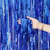 Party Decoration Wedding Supplies Pozone Rain Tinsel Foil Curtain Birthday Wall Drapes Po Zone Backdrop