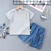 Little Baby Sets Baby T-Shirts Shorts Set Kinderbekleidung Sets Jungen Mädchen Kleidung Sommer T-Shirts und Shorts Trainingsanzug Kinder Jugend Outfits 0-8 JAHRE