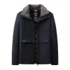 Jackets masculinos Windbreaker de inverno quente para homens casuais lã de lã revestida com moda moda fora roupas de jaqueta clássica roupas de marca