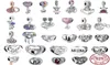 925 Silver Fit Charm 925 Bracelet Purple Family Mom Sister Dangle charms set Pendant DIY Fine Beads Jewelry7739600