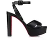 Elegant Brands woman desinger Strappy sandals Shoes Women Metal StilettoHigh black Heels Sexy Lady Party Wedding Dress EU35-43