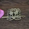 Saç klipleri barrettes langhong 10pcs viking düğüm saç tokası kadınlar için cletics mücevher238y