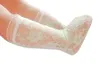 20p/l Skarpetki dla niemowląt Summer Princess Lace Mesh High Socks puste siatkowe cukierki pończochy 231225