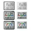 Wall Clocks Digital Clock Battery Operated With Date Temperature Humidity Sensing