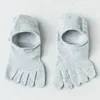 Мужские носки летние творческие невидимые пять пальцев для мужчин без скольжения мелкие рты тонкая дышащая сплошная лодыжка с пальцами ног