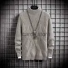 Herrtröjor lbl kashmir bomull tröja män höst vinter tröja jumper mantel hombre pull homme hiver pullover män o-hals stickade tröjor j231225