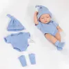 Mini Soft All Silicone Regenerated Doll 20CM Baby Doll Girl Regenerated Baby Toy Waterproof Vinyl Neonatal Doll Toy 231225