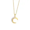 Colliers pendants Collier de lune d'amour romantique à la mode pour femmes usure quotidienne féminine 316L