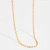 SMILE Real 18K Gold Cross Chain Au750 Flash O Collar Women's Adjustable Boutique Jewelry Gift XL0035 231225