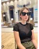 Okulary przeciwsłoneczne Miao's Cat Eye Okulasy przeciwsłoneczne Ins Net Red w tym samym stylu SMU08WS Modne dla kobiet 4NJT