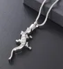 Z10076 Silver Color Lizard Cremation Jewelry with Ashes Lost Pet Rostless Steel Commemorative Urn Necklace Holder Souvenir Pend8728285