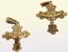 Vine klassische große Glaubens-Kruzifix-Kette Halskette Jesus religiöser Anhänger Halskette für Frauen Männer Charm edler Schmuck Geschenke8308959