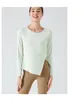 Al Yoga Shirt Coat Blouse Blouse Yoga Vêtements à manches longues Top Forness YC164