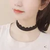 Halsdukar y889 koreansk utgåva internet rött halsband eleganta nacksmycken personlig spetsmönster krage