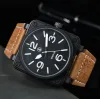 Reloj para hombre Modelo BR Deporte Correa de caucho Movimiento mecánico Fecha automática Campana Reloj multifunción de lujo Negocio Acero inoxidable Hombre Ross Reloj de pulsera cuadrado 15p