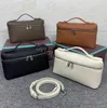 2024lp19 bolsa de noite bolsa feminina loro piano designer ombro crossbody padrão lichia carteira embreagem