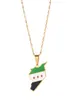 Acier inoxydable à la mode syrie carte drapeau pendentif colliers syriens cartes femmes Necklace2097185